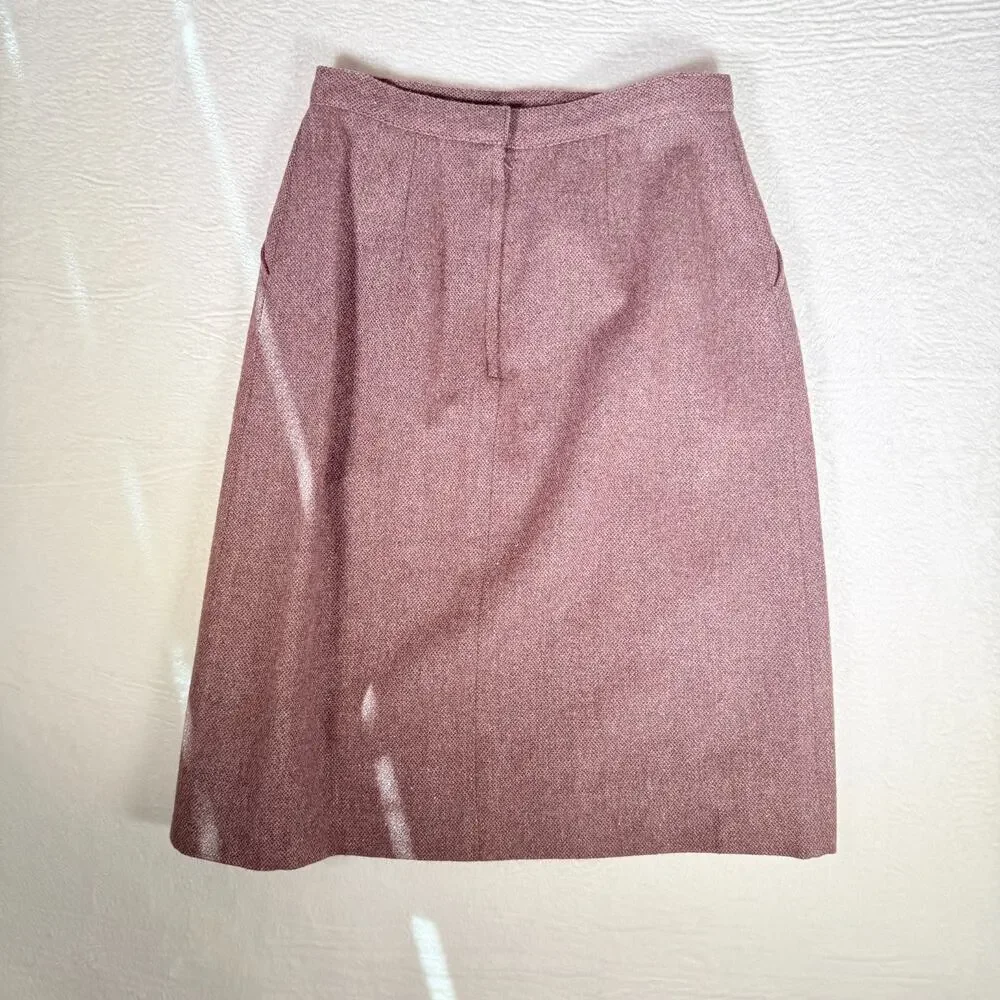 Judy's Place Womens Blazer & Skirt Sz 10 Tweed Vintage Grandmacore Academia Wool